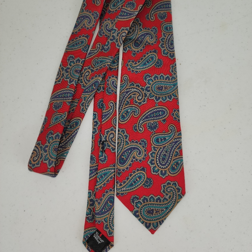 Robert Talbott Carmel by the Sea Pebble Beach 100% Silk Men's Tie